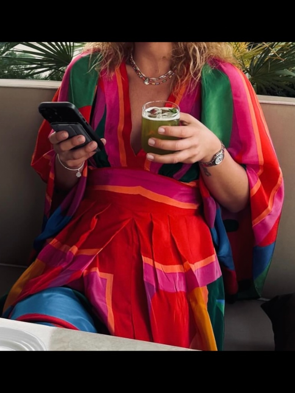 Farm Rio Multicolored Dress M - Picture 4 of 7